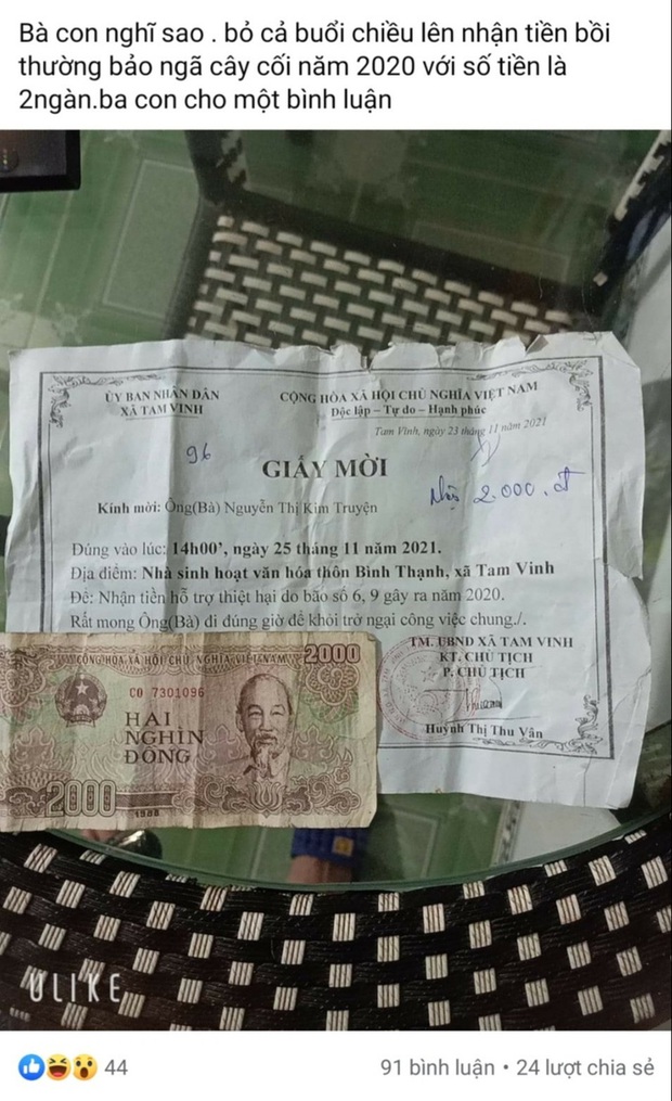 Hỗ trợ thiệt hại do bão chỉ 2.000 đồng: Yêu cầu kiểm điểm vì làm việc máy móc  - Ảnh 1.