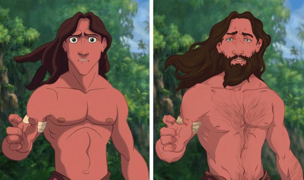Xỉu ngang chùm ảnh nhân vật hoạt hình với body... người thật: Nhìn Tarzan mà lạ lùng quá đáng, mỹ nữ Disney này lại đẹp hơn bội phần! - Ảnh 1.
