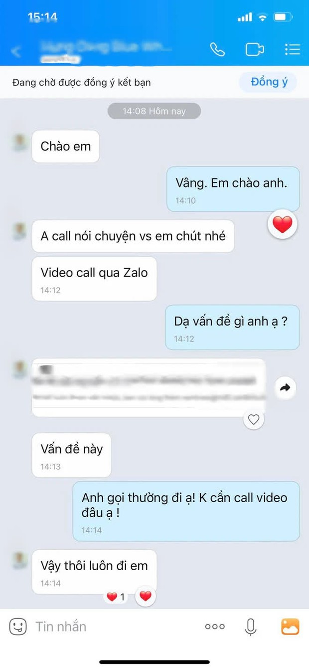 Nam tuyển dụng bất ngờ nhắn tin đòi video call để phỏng vấn, cô gái đáp trả 1 câu mà bị out ngay lập tức - Ảnh 1. Nam tuyển dụng bất ngờ nhắn tin đòi video call để phỏng vấn, cô gái đáp trả 1 câu mà bị out ngay lập tức - Ảnh 1.