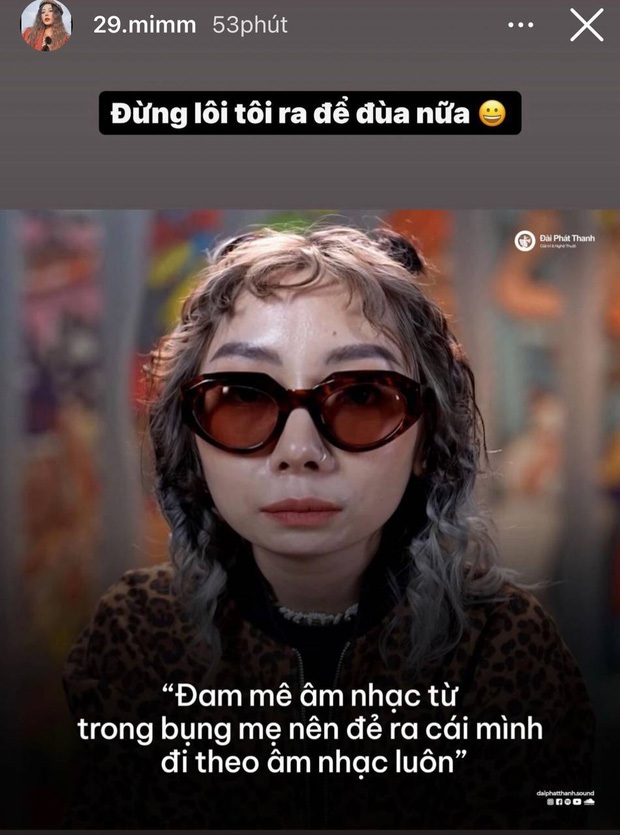 Mai Âm Nhạc lại bất bình tố BTC Rap Việt thiếu tinh tế với thí sinh - Ảnh 1. Mai Âm Nhạc lại bất bình tố BTC Rap Việt thiếu tinh tế với thí sinh - Ảnh 1.