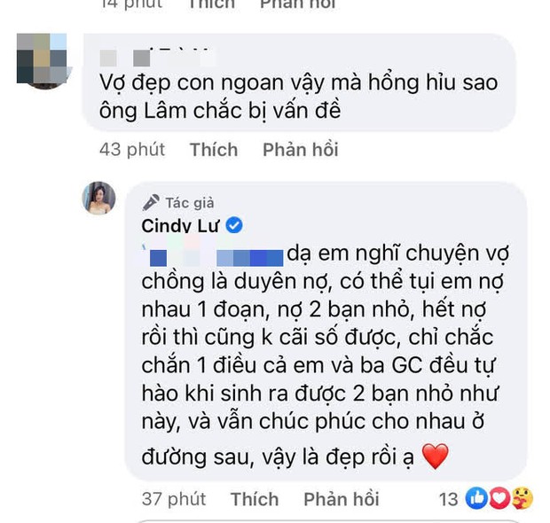 Hoài Lâm vừa công khai tình mới, Cindy Lư phản ứng thế nào khi netizen nhắc lại chuyện cũ? - Ảnh 2.