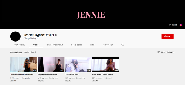 Kênh YouTube của Jennie (BLACKPINK) cán mốc 7 triệu subscribe, nhưng vẫn chỉ đứng thứ 2 Kpop? - Ảnh 2.