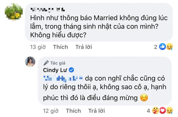 Hoài Lâm bị trách vì công khai bạn gái dịp sinh nhật con, Cindy Lư nói gì? - Ảnh 4.