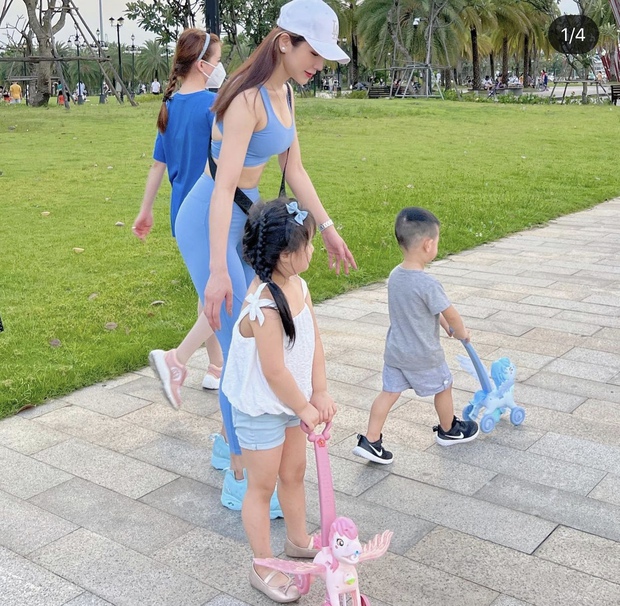 Hậu lùm xùm hôn nhân, Diệp Lâm Anh bên các con cưng cuối tuần, thần thái và vóc dáng mẹ bỉm gây chú ý! - Ảnh 3. Hậu lùm xùm hôn nhân, Diệp Lâm Anh bên các con cưng cuối tuần, thần thái và vóc dáng mẹ bỉm gây chú ý! - Ảnh 3.