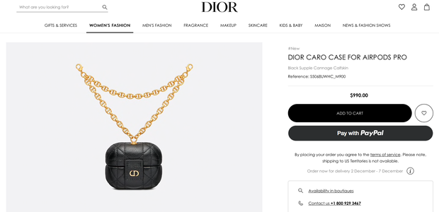 Bóc giá mẫu ốp AirPods Dior của tình đầu quốc dân Suzy, nhìn giá mà choáng váng vì đắt hơn cả iPhone 13? - Ảnh 3.