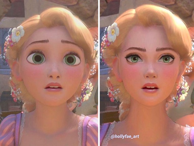 Mê mệt visual dàn công chúa Disney nếu có khuôn mặt tỷ lệ thật: Ariel xinh hơn cả nguyên tác, nàng Belle chặt đẹp Emma Watson! - Ảnh 5.