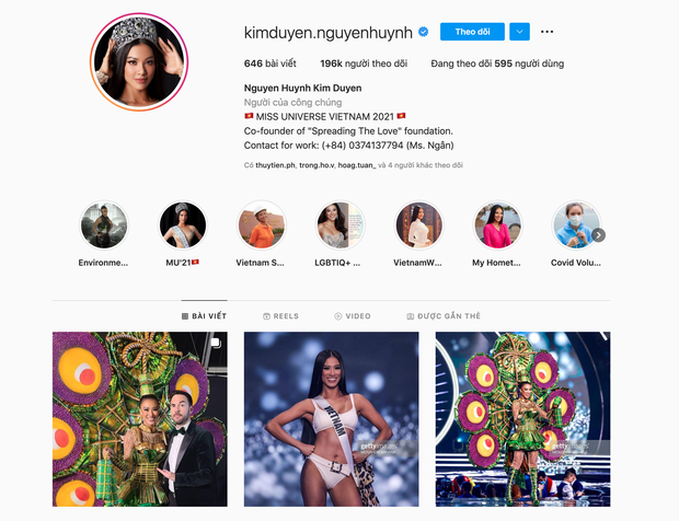 Sau Bán kết, Kim Duyên lội ngược dòng ghi tên vào Top 10 thí sinh Miss Universe có lượng followers Instagram khủng nhất! - Ảnh 3.