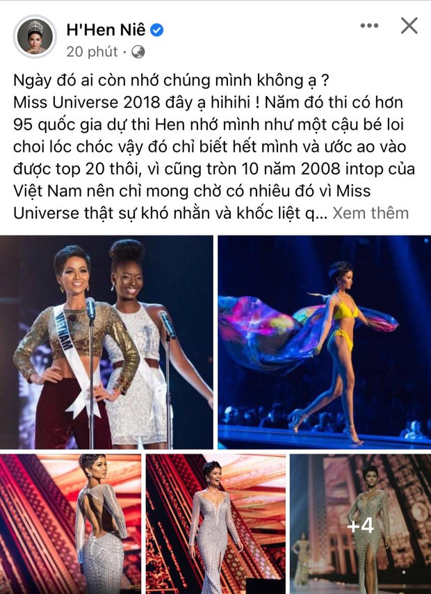 Trước giờ Kim Duyên bước vào chung kết Miss Universe, HHen Niê nhắc gì về thành tích chấn động Vbiz - Ảnh 2. Trước giờ Kim Duyên bước vào chung kết Miss Universe, HHen Niê nhắc gì về thành tích chấn động Vbiz - Ảnh 2.