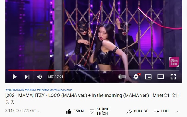 Chuyện khó tin: Lượt view sân khấu cao nhất MAMA 2021 lại thuộc về 1 nhóm nữ trắng tay giải thưởng! - Ảnh 4. Chuyện khó tin: Lượt view sân khấu cao nhất MAMA 2021 lại thuộc về 1 nhóm nữ trắng tay giải thưởng! - Ảnh 4.