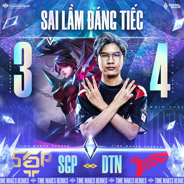 Saigon Phantom để thua đầy tiếc nuối trước đương kim vô địch AWC 2021, niềm hy vọng của Liên Quân Việt dồn về V Gaming - Ảnh 2.
