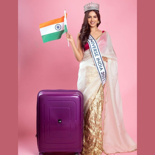 Mở bung vali của tân Miss Universe 2021 Harnaaz Sandhu: Tưởng vu vơ mà đẳng cấp lắm à nha! - Ảnh 5. Mở bung vali của tân Miss Universe 2021 Harnaaz Sandhu: Tưởng vu vơ mà đẳng cấp lắm à nha! - Ảnh 5.