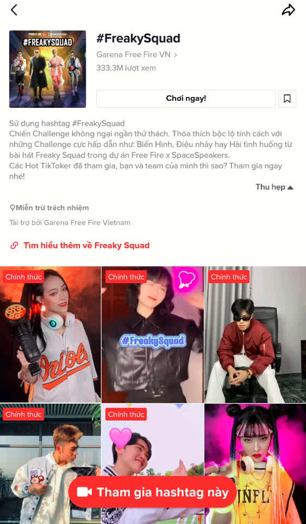 Không chỉ đứng top 1 thịnh hành âm nhạc trên YouTube, Freaky Squad tiếp tục xâm chiếm xu hướng của TikTok - Ảnh 1.