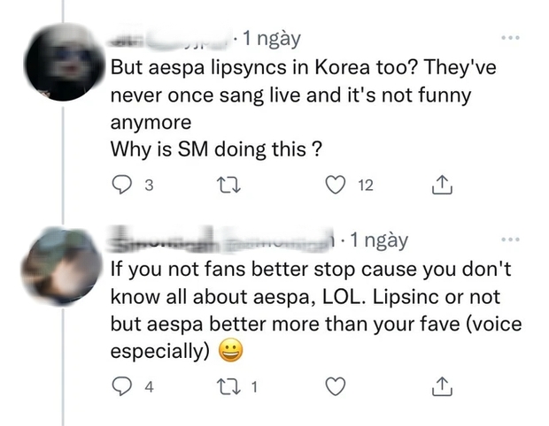 aespa bị mỉa mai chưa từng hát live kể từ khi debut: Fan đáp trả bằng video hát live hơn đứt TWICE, không thua kém BLACKPINK? - Ảnh 5. aespa bị mỉa mai chưa từng hát live kể từ khi debut: Fan đáp trả bằng video hát live hơn đứt TWICE, không thua kém BLACKPINK? - Ảnh 5.