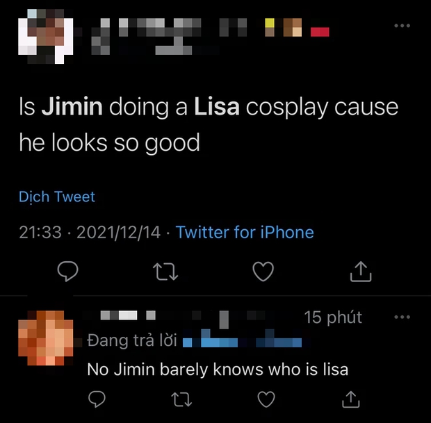 Chuyện gì đây: Jimin (BTS) công khai bắt chước concept của Lisa (BLACKPINK) đấy à? - Ảnh 8. Chuyện gì đây: Jimin (BTS) công khai bắt chước concept của Lisa (BLACKPINK) đấy à? - Ảnh 8.