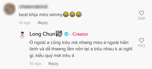 Chỉ nói một câu mà hot TikToker Long Chun đã bị nghi oan “cà khịa” Mèo Simmy khi quay chung MV Free Fire - Ảnh 5.