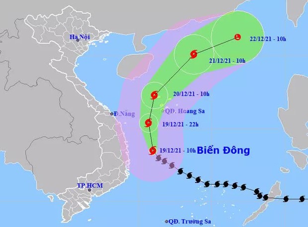 Bão số 9 giật cấp 17, áp sát các tỉnh Bình Định - Phú Yên  - Ảnh 1.