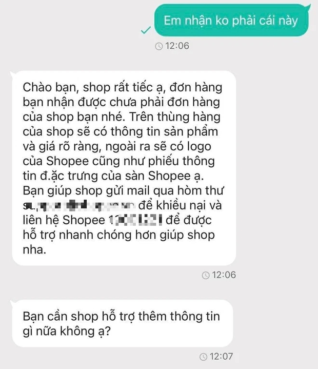 Cảnh báo lừa đảo qua Shopee: Chị em khi nhận hàng phải kiểm tra thật kỹ thông tin nếu không muốn mất tiền oan như cô gái này - Ảnh 3.