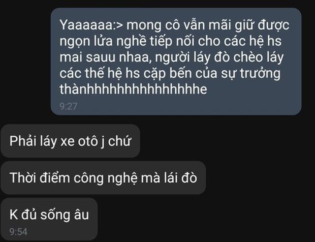 Trên đời không gì mặn bằng lúc giáo viên trả lời tin nhắn học trò, chỉ rep vài dòng mà khối đứa tim đập thình thịch khi nhận - Ảnh 8.