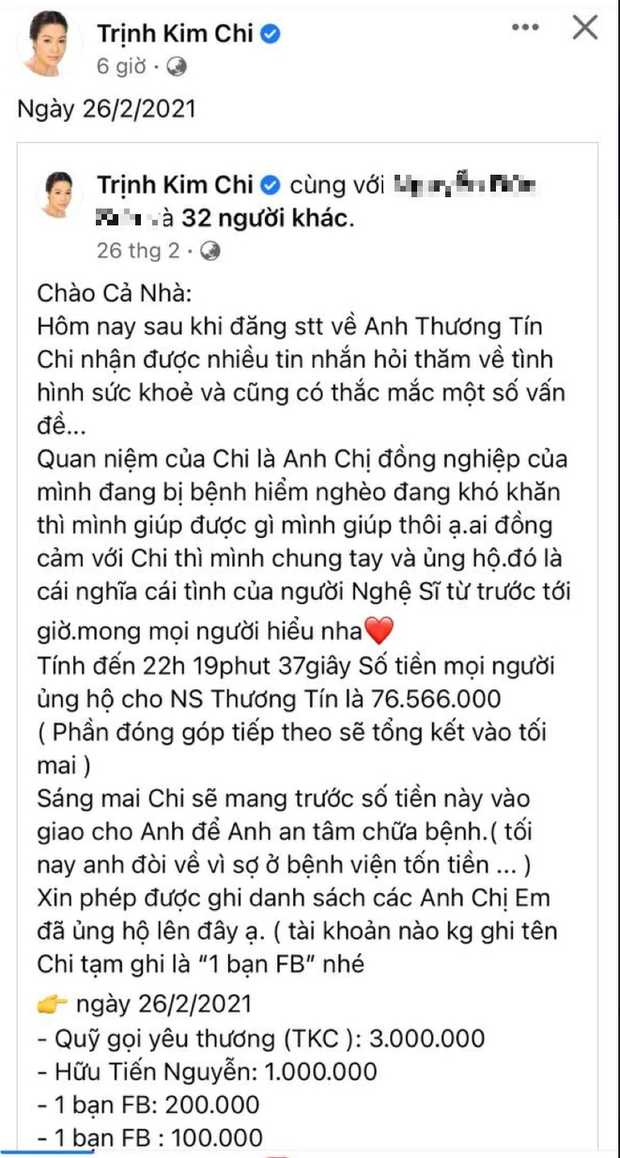 Bị Thương Tín nói nhập nhằng tiền bạc, Trịnh Kim Chi có động thái đáp trả, tự rửa oan cho chính mình  - Ảnh 2.