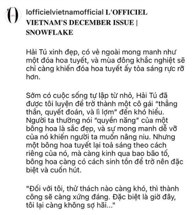 Hải Tú trả lời phỏng vấn sau ồn ào: Thử thách nào càng khó khăn thì thành công sẽ càng xứng đáng - Ảnh 2.