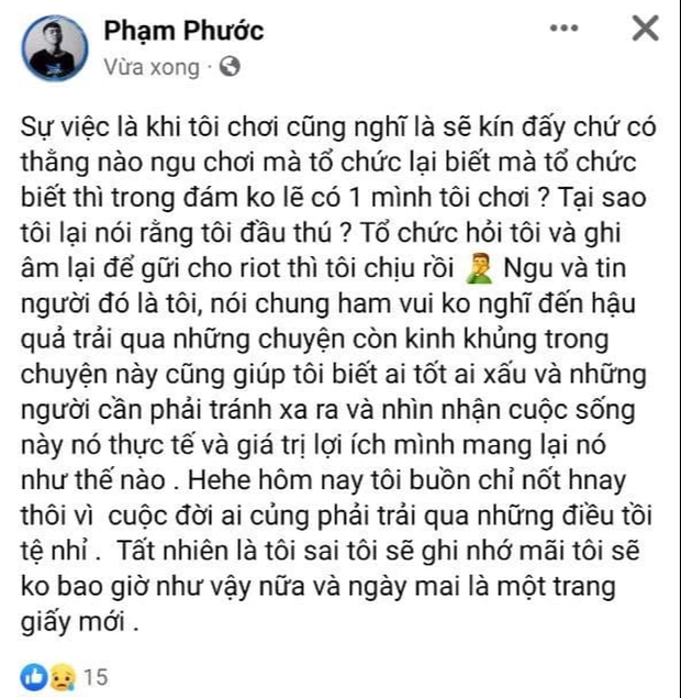 Minas bất ngờ ám chỉ mình là người bị hại giữa scandal cấm thi đấu vĩnh viễn, chuyện gì đây? - Ảnh 2.