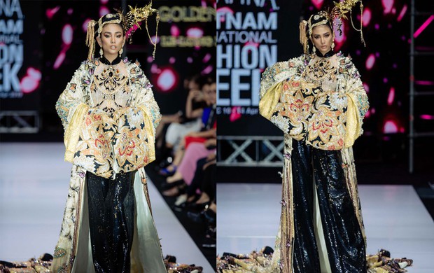 Siêu mẫu nọ catwalk như cành đào trước gió ở VIFW, sau cùng bị netizen mắng liên hồi - Ảnh 7.