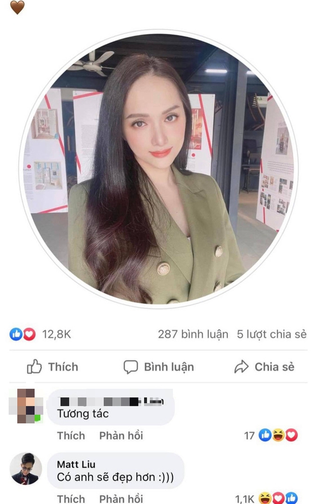 Hương Giang khoe visual đỉnh của chóp, Matt Liu vào bình luận 1 câu chính chủ nghe xong chắc điếng người - Ảnh 2. Hương Giang khoe visual đỉnh của chóp, Matt Liu vào bình luận 1 câu chính chủ nghe xong chắc điếng người - Ảnh 2.