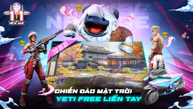 Hot: Free Fire ra mắt bản đồ mới, tặng miễn phí trợ thủ Yeti ngay trong ngày đầu tiên của năm 2022 - Ảnh 1.