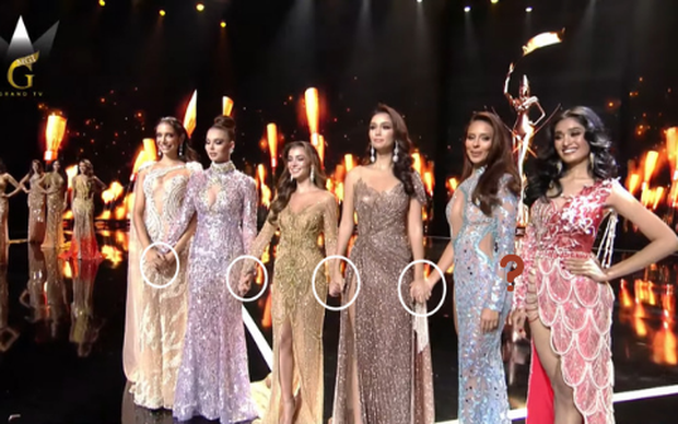 Netizen soi kỹ khoảnh khắc Miss Grand Cambodia lạc lõng giữa dàn người đẹp nắm chặt tay trong Top 10? - Ảnh 5.