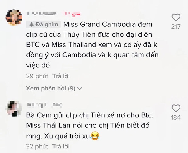 Netizen quá khích tấn công mỹ nhân Campuchia giữa nghi vấn chơi xấu Thuỳ Tiên tại Miss Grand 2021 - Ảnh 4.