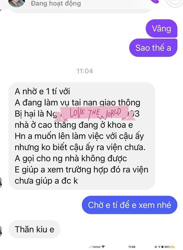 Từ một tin nhắn, nữ điều dưỡng rơi vào lưới tình của chàng công an: Như phim truyền hình - Ảnh 1. Từ một tin nhắn, nữ điều dưỡng rơi vào lưới tình của chàng công an: Như phim truyền hình - Ảnh 1.