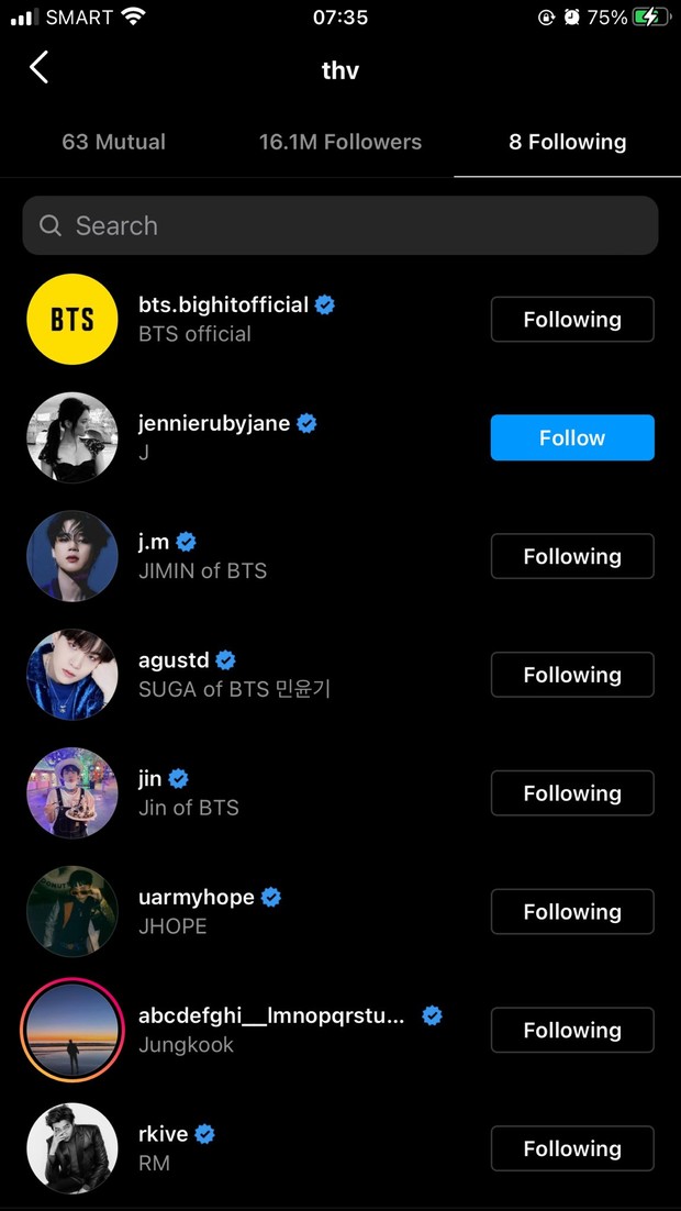Đây chính là lý do V (BTS) follow nhầm Jennie, khiến mỹ nhân BLACKPINK bị “khủng bố” căng đét sáng nay? - Ảnh 4. Đây chính là lý do V (BTS) follow nhầm Jennie, khiến mỹ nhân BLACKPINK bị “khủng bố” căng đét sáng nay? - Ảnh 4.