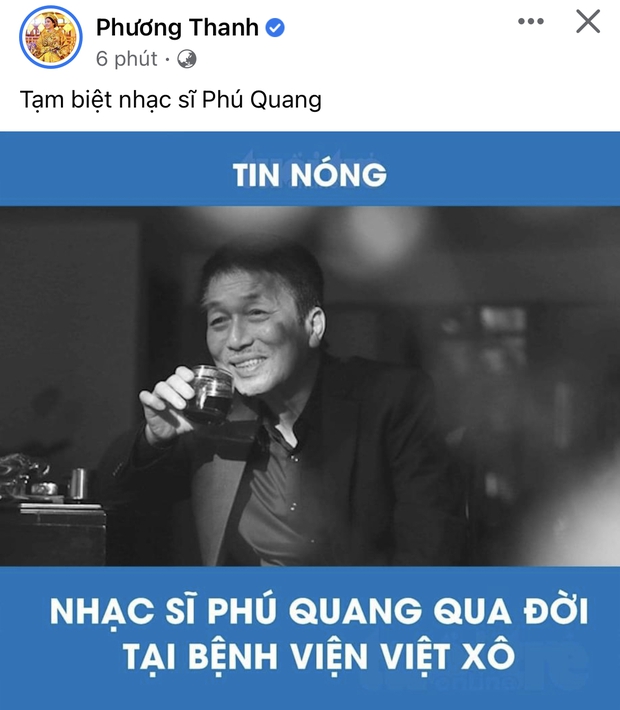 Diva Thanh Lam, Phương Thanh cùng sao Việt đau buồn nói lời tiễn biệt cố nhạc sĩ Phú Quang - Ảnh 2.