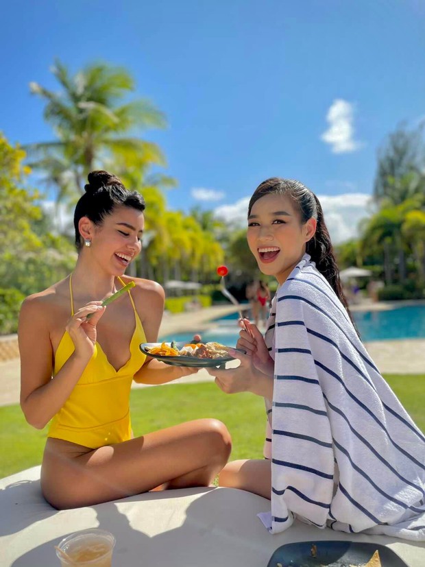 Đỗ Hà diện bikini khoe đôi chân dài 1m11 cực phẩm, vỡ oà nhận thêm 1 chiến thắng cực quan trọng tại Miss World! - Ảnh 5. Đỗ Hà diện bikini khoe đôi chân dài 1m11 cực phẩm, vỡ oà nhận thêm 1 chiến thắng cực quan trọng tại Miss World! - Ảnh 5.