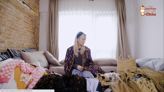 Châu Bùi up clip dọn nhà, bày fan cách xếp đồ cho gọn tiện khoe luôn cả thứ đắt nhất trong tủ đồ - Ảnh 5.