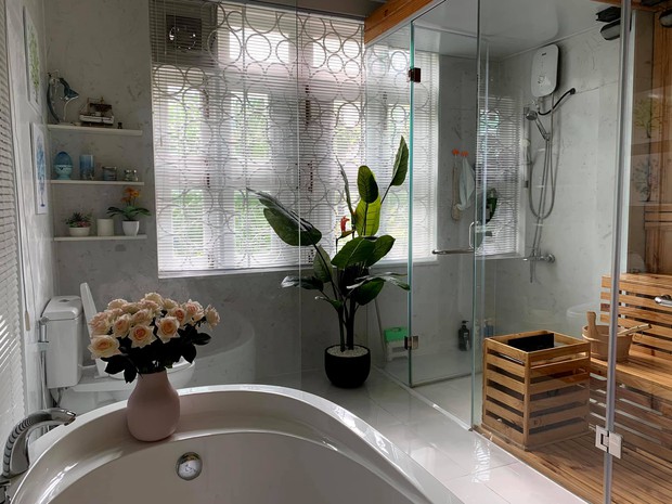 Lấy chồng đại gia, Vy Oanh ở biệt thự rộng 1400m2, mất hơn chục ngày để trang trí Tết lung linh, rực rỡ - Ảnh 14.