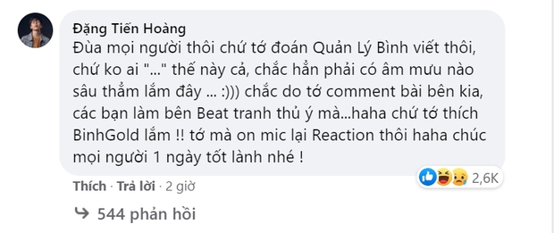 Mời bạn chọn phe: Bình Gold phán đàn gảy tai trâu, ViruSs cũng đăng đàn 2 status rồi bình luận đáp trả lại một nốt nhạc còn không biết - Ảnh 5. Mời bạn chọn phe: Bình Gold phán đàn gảy tai trâu, ViruSs cũng đăng đàn 2 status rồi bình luận đáp trả lại một nốt nhạc còn không biết - Ảnh 5.