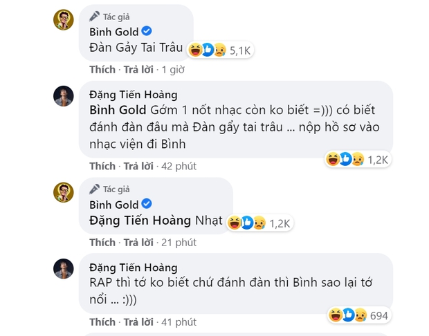 Mời bạn chọn phe: Bình Gold phán đàn gảy tai trâu, ViruSs cũng đăng đàn 2 status rồi bình luận đáp trả lại một nốt nhạc còn không biết - Ảnh 4. Mời bạn chọn phe: Bình Gold phán đàn gảy tai trâu, ViruSs cũng đăng đàn 2 status rồi bình luận đáp trả lại một nốt nhạc còn không biết - Ảnh 4.
