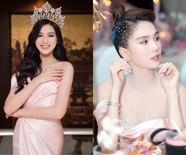 Chẳng cần vương miện tỷ đồng, Ngọc Trinh vẫn lấn át HH Đỗ Thị Hà khi đụng váy nhờ kiểu tóc hay ho - Ảnh 6.
