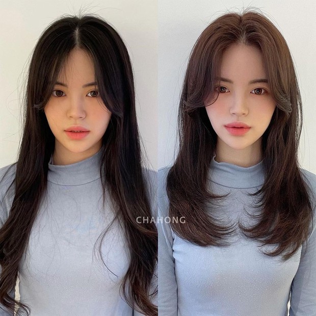 Chưa biết cắt tóc kiểu gì cho xinh thì học Lisa và hội gái Hàn diện tóc layer để có visual thăng hạng - Ảnh 6.