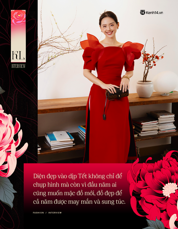Đầu năm nghe Cô Em Trendy Khánh Linh kể chuyện: Tết dù hạn chế ra đường thì mình vẫn sẽ mặc đẹp ở nhà cho có không khí - Ảnh 2.