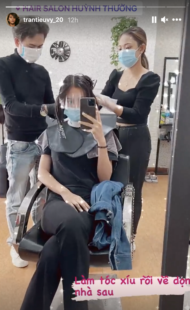 Sao Việt làm đẹp giờ chót: Hoà Minzy cắt tóc, Ngọc Trinh khoe nail móng ngắn “max” xinh - Ảnh 1.