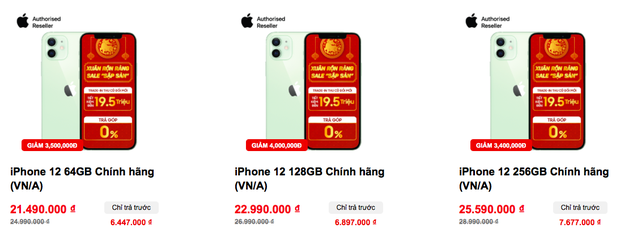 Giá iPhone 12 tiếp tục giảm mạnh ngày cuối năm - Ảnh 2.