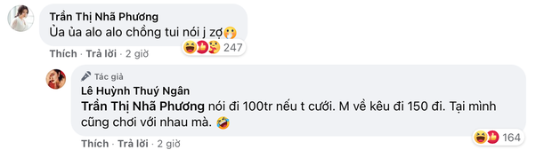 Thuý Ngân tiết lộ được Trường Giang và nhà Lâm Vỹ Dạ mừng cưới 200 triệu, bất ngờ tag hẳn tên Trương Thế Vinh để đòi quà - Ảnh 3.