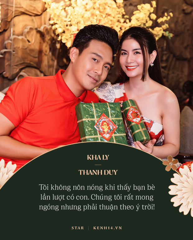 Tết gặp 3 couple hot nhất Cổng Mặt Trời: 2 nhà Tú Vi và Kha Ly trải lòng chuyện con cái, vợ chồng Thuý Diễm bật mí quy tắc hội bạn 10 năm - Ảnh 9.