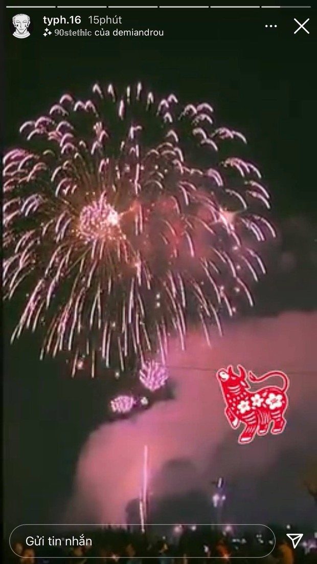 7749 khoảnh khắc đón giao thừa của hội trai xinh gái đẹp lẫn thiếu gia, con gái tỷ phú: Tết thật rồi! - Ảnh 16.