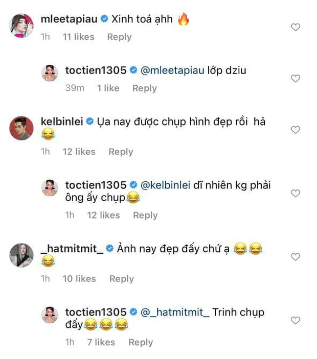 Tóc Tiên khoe ảnh dạo phố mùng 1 Tết, tưởng Hoàng Touliver hóa giải được lời nguyền dìm vợ, ai dè chính chủ phải vào đính chính - Ảnh 4.