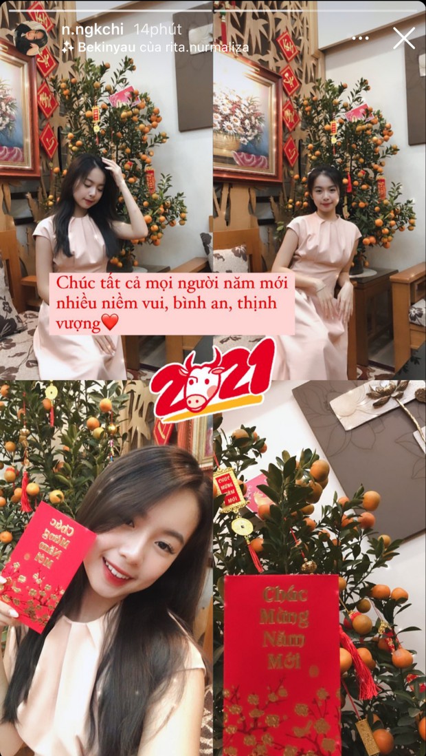 Hội gái xinh khoe sương sương tiền lì xì ngày mùng 1 Tết: Người thì được chuyển khoản vài chục triệu, người nhận tiền mặt nóng bỏng tay - Ảnh 15. Hội gái xinh khoe sương sương tiền lì xì ngày mùng 1 Tết: Người thì được chuyển khoản vài chục triệu, người nhận tiền mặt nóng bỏng tay - Ảnh 15.