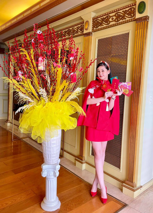 Lê Âu Ngân Anh khoe nhà sang, giàu có như biệt thự dịp năm mới - Ảnh 7.