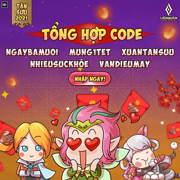 Tổng hợp 5 giftcode Tết Tân Sửu không giới hạn cho game thủ Liên Quân Mobile, nhanh tay nhập ngay! - Ảnh 2.